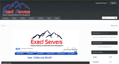 Desktop Screenshot of exactservers.com